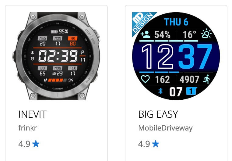 digital watch faces that have the horizontal time in the center