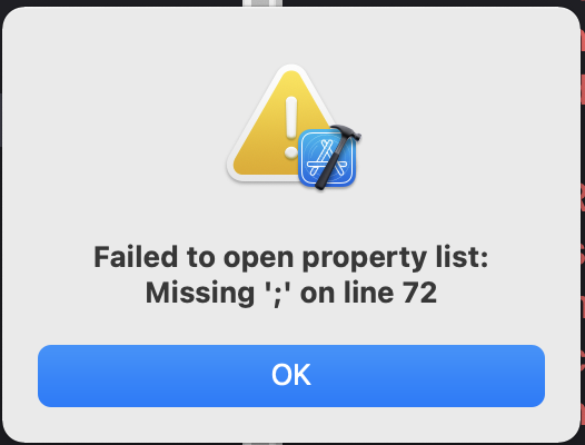 Xcode telling what line is missing a semicolon.